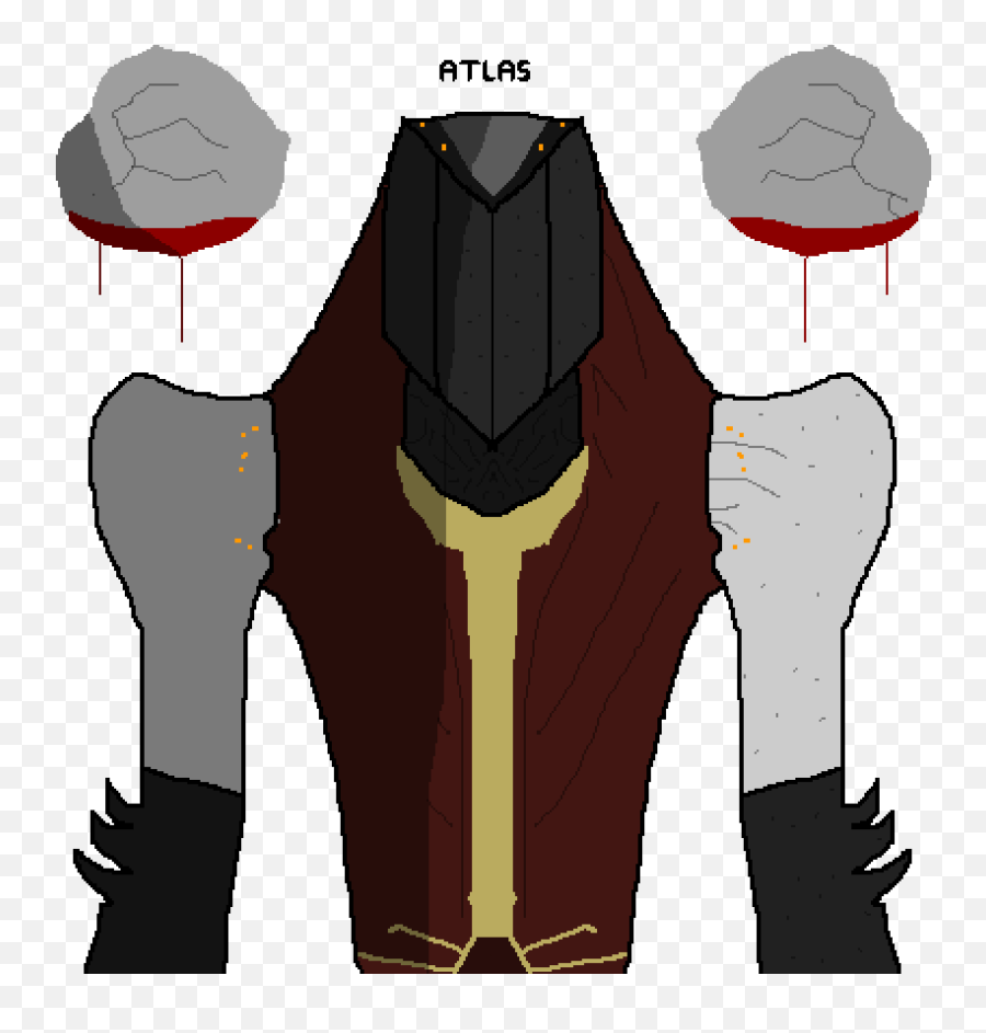 Pixilart - Atlas From Warframe By Slitheringsnek Emoji,Warframe Emoji Copy