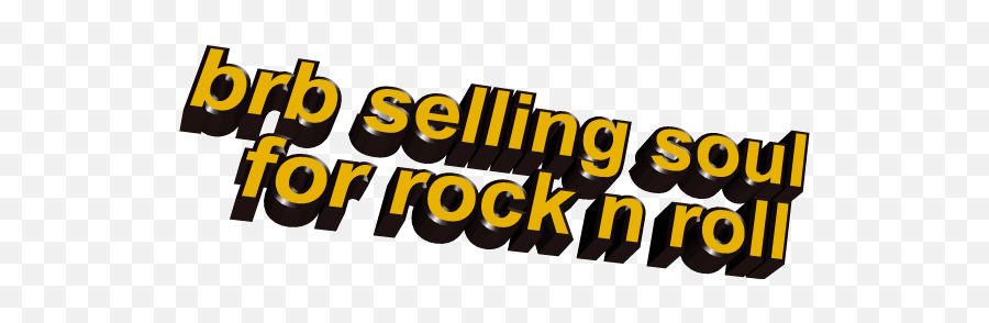 Brb Selling Soul For Rock N Roll Gif - Conseguir El Mejor Emoji,Jailhouse Emoji