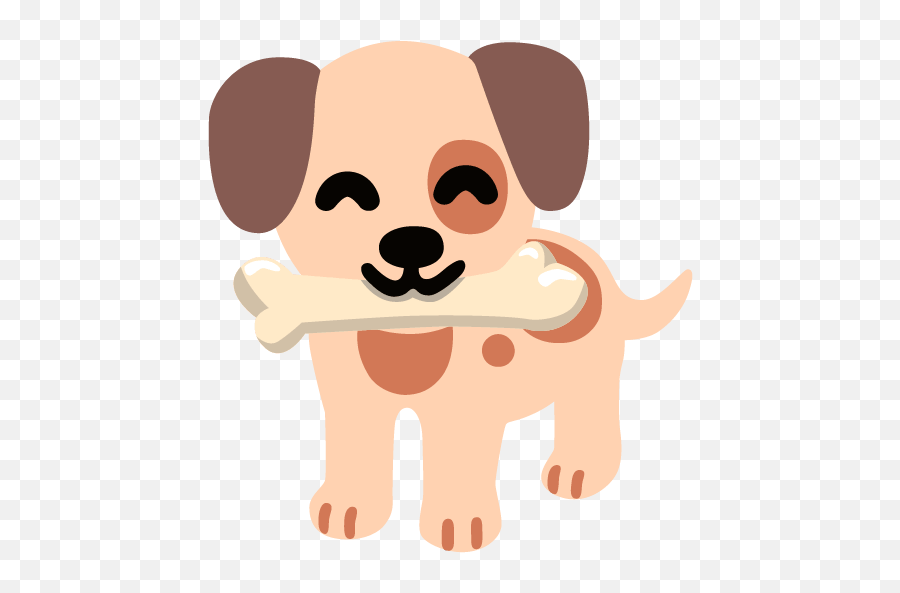 Gboard Emoji Kitchen Adds Support For Dog Combos - Android,Different Bone Emojis