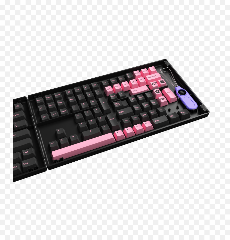 Akko Black U0026 Pink Dancer Keycaps Set Emoji,Daner Emoji