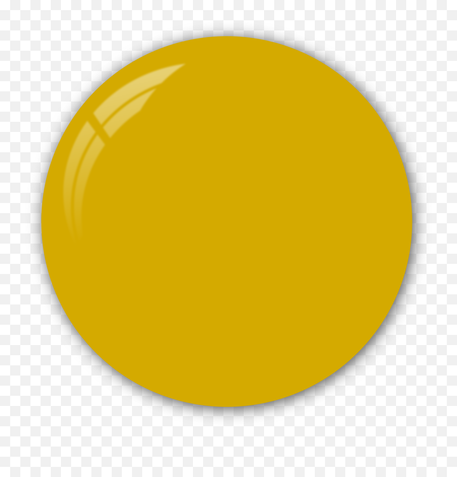 Yellow Orange Circle Round 3d Button Png Transparent Emoji,Is There A Tree Stump Emoji