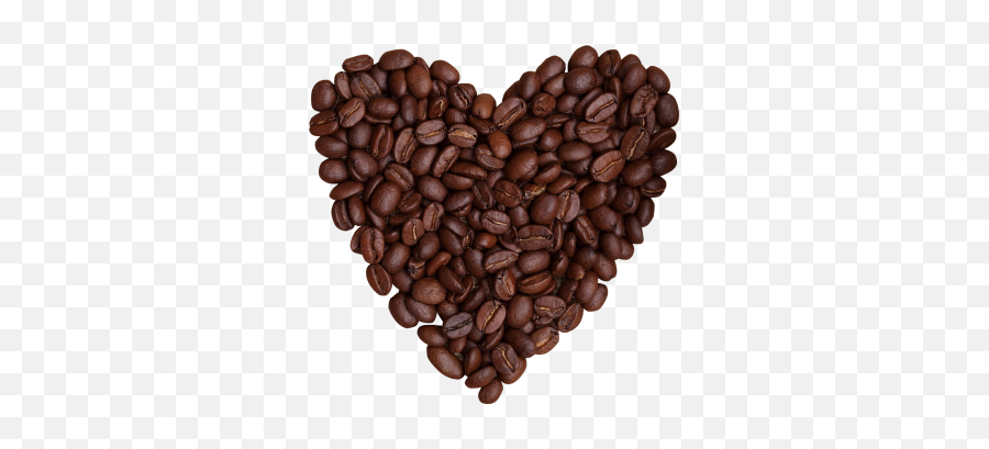Coffee Heart Free Png - Background Coffee Beans Transparent Emoji,Coffee And Heart Emoji