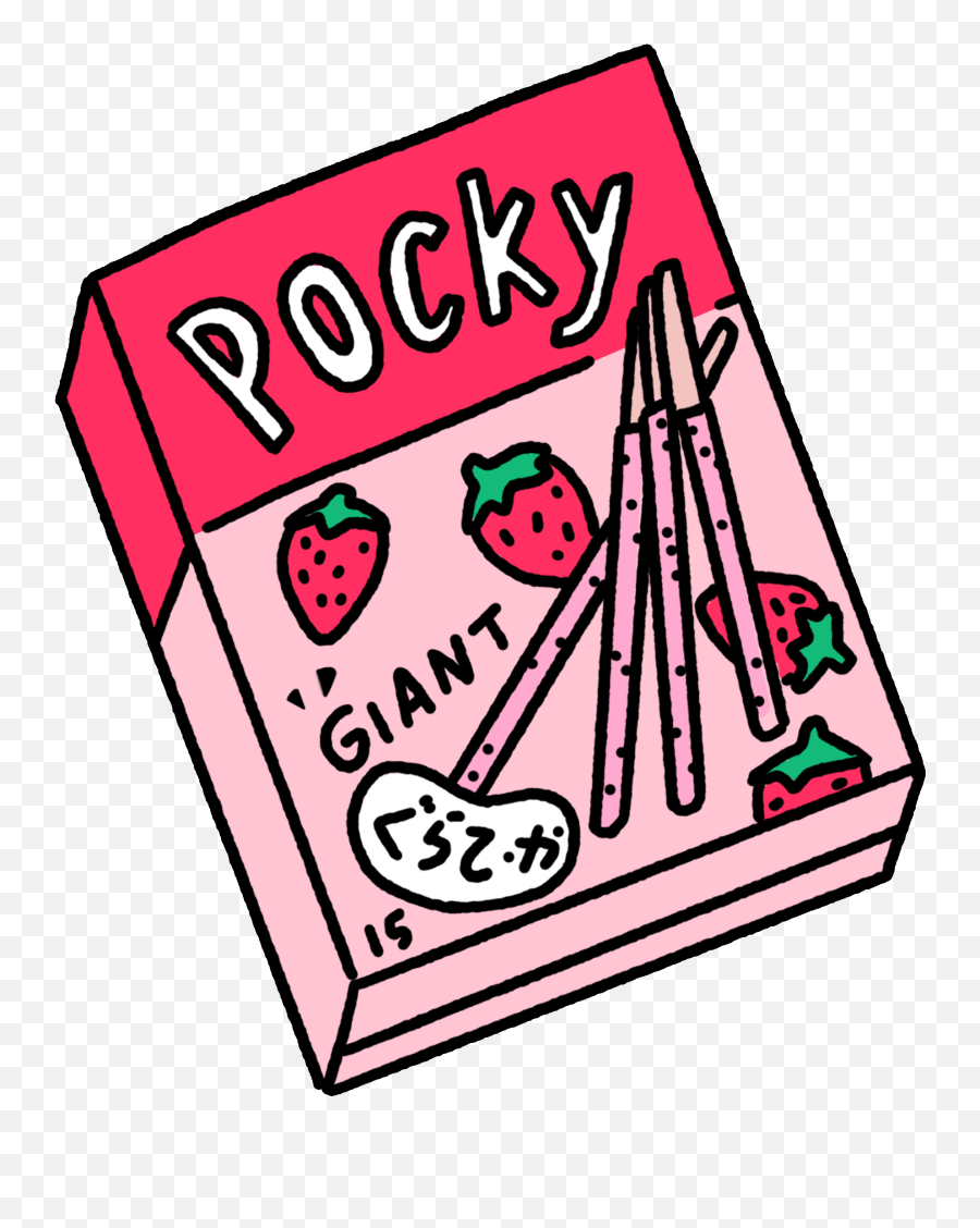 Kawaii Snack Sticker By Blair Roberts - Transparent Cute Kawaii Gifs Emoji,Pocky Emoji