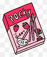 Kawaii Snack Sticker By Blair Roberts - Transparent Cute Kawaii Gifs Emoji,Pocky Emoji