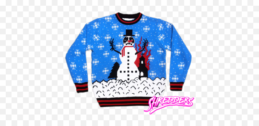 Black Metal Snowman Sweater - Black Metal Ugly Christmas Sweater Emoji,Emoji Sweaters Ebay