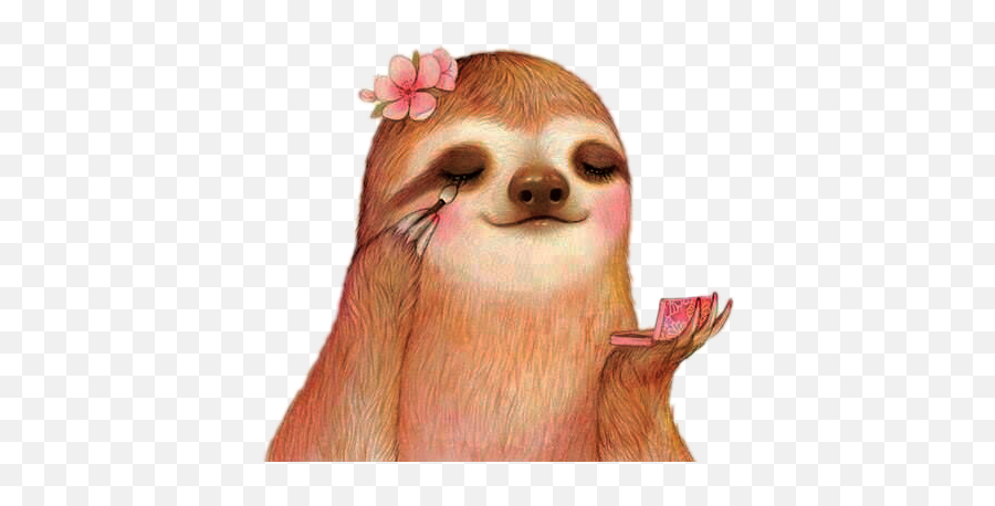 Sloth Sticker Challenge On Picsart - Ugly Emoji,Is There A Sloth Emoji