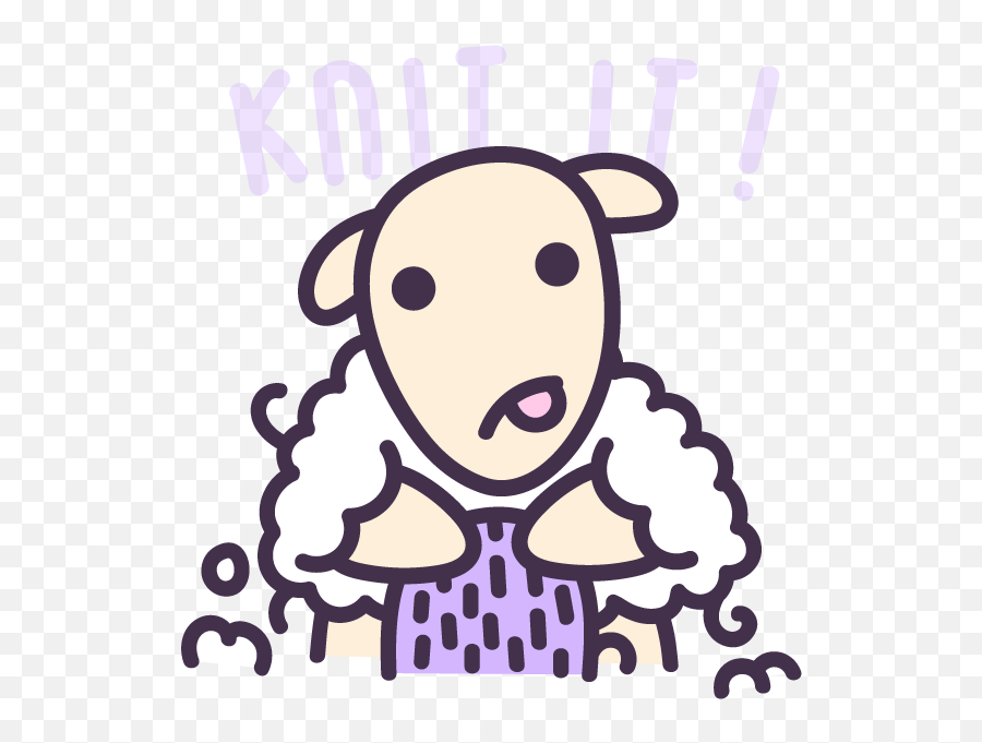 Baa - Moji By Media Jack Agency Dot Emoji,Knitting Emoticons Iphone