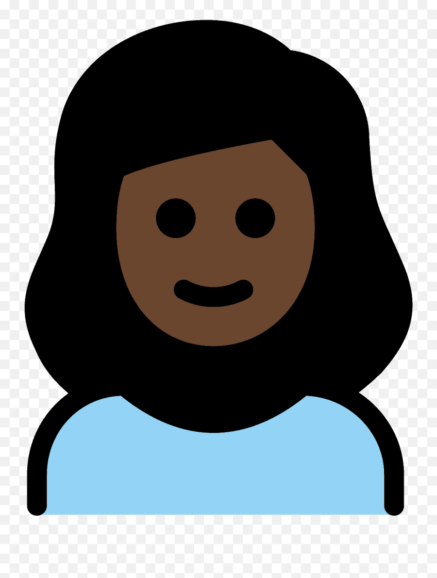 Girl Emoji Clipart - Human Skin Color,Girl Emoji