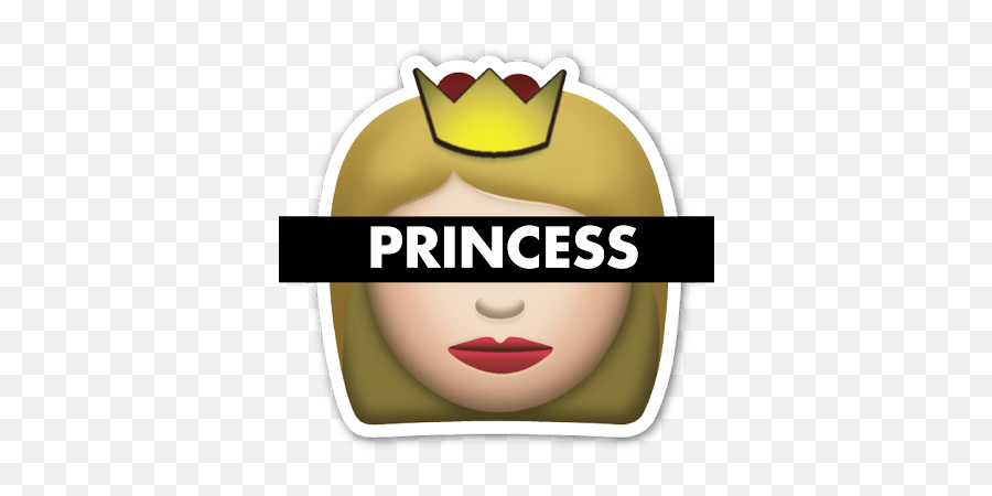 Tumblr Princesa Reina Sticker - Emoji Princess,Princess Emoji Tumblr
