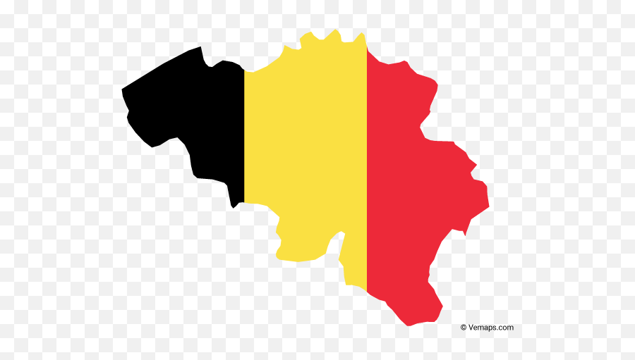 Belgium Flag Vector - Vector Map Belgium Flag Emoji,Nicaraguan Flag Emoji