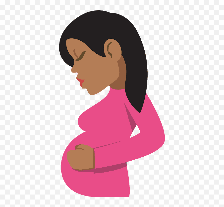 Pregnant Woman Emoji Clipart Free Download Transparent Png - Mulher Morena Grávida Png,Women Emoji