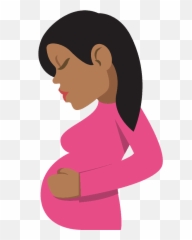 Pregnant Woman Emoji Clipart Free Download Transparent Png - Mulher Morena Grávida Png,Women Emoji