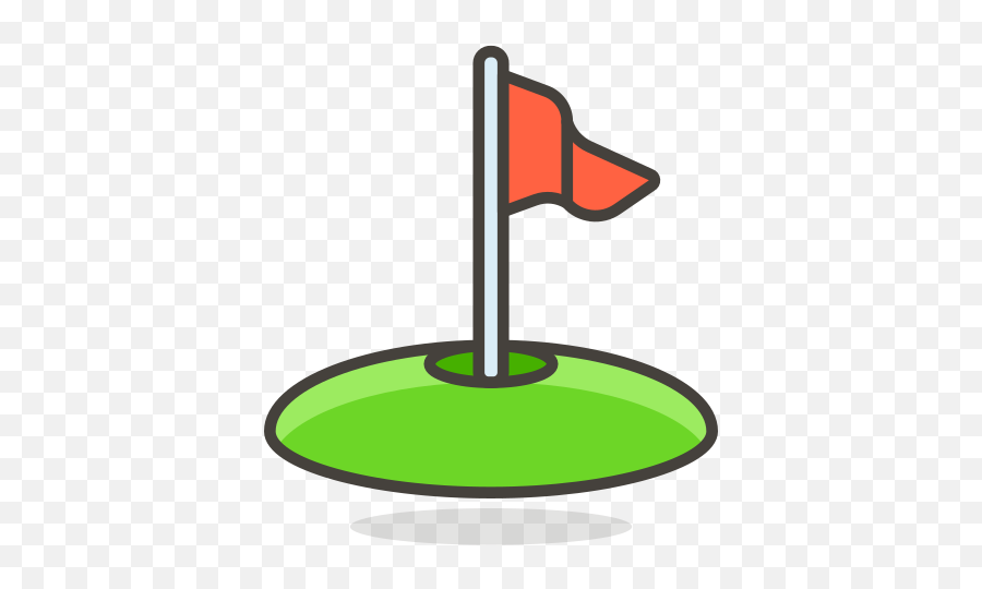 Flag In Hole Free Icon Of 780 Free Vector Emoji - Golf Flag Pins Transparent,Rabbit Hole Emoji