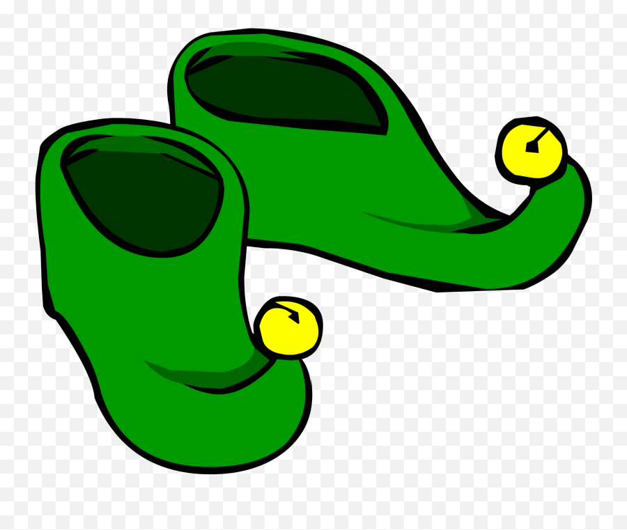 Elf Shoes Club Penguin Wiki Fandom - Elf Shoes Clipart Emoji,Elf Emojis