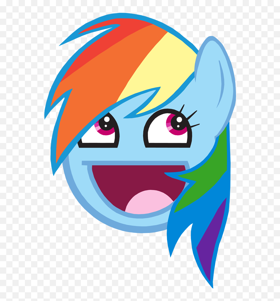 Animated Emoji Happy Gif - Clip Art Library Rainbow Dash Meme Face,Mlp Emojis