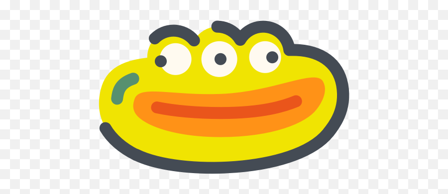 Emoji Eyes Freak Frog Three Icon - Icon,Three Emoji