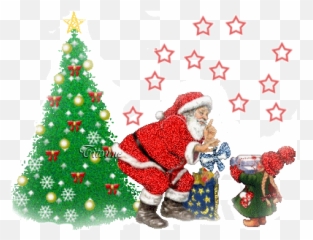 Arbol De Navidad Y Papa Noel Emoji,Whatsapp Emoticons Navideños
