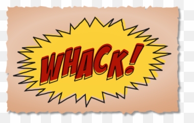 Whack Comic Book Sound Effect Clipart I2clipart - Royalty Comics Effect Png Emoji,Whack Emoticon