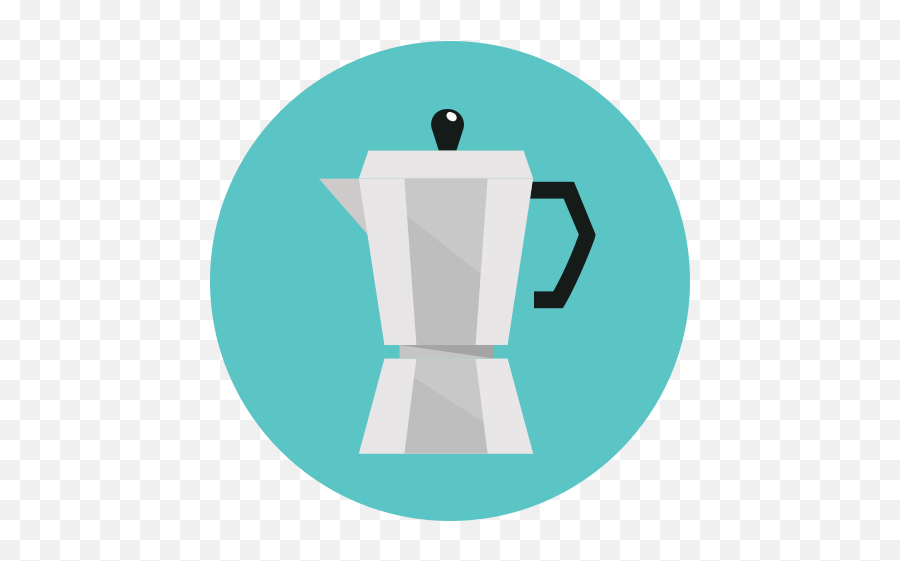 Coffee Moka Pot Free Icon Of Coffee Store - Coffee Moka Logo Png Emoji,Coffee Pot Emoticon