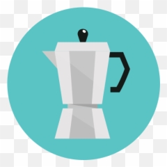 Coffee Moka Pot Free Icon Of Coffee Store - Coffee Moka Logo Png Emoji,Coffee Pot Emoticon