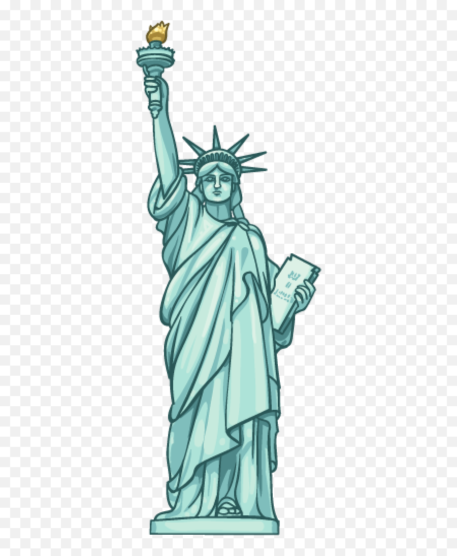 Statue Of Liberty Animated - Statue Of Liberty Emoji,Statue Of Liberty And Paper Emoji