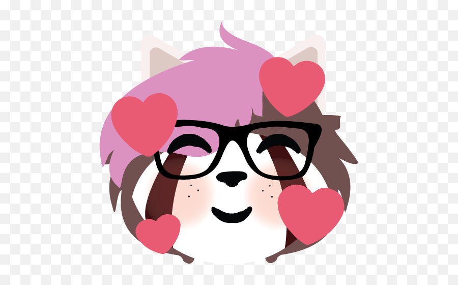 Lovey Faye By Dabunny1 - Fur Affinity Dot Net Girly Emoji,Red Panda Emoji
