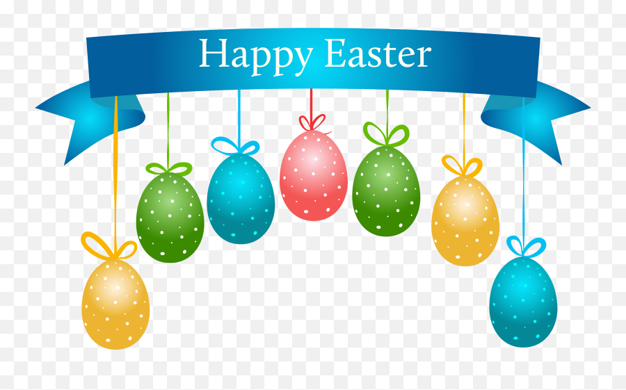 Free Easter Banner Cliparts Download Free Clip Art Free - Transparent Background Happy Easter Transparent Emoji,Easter Egg Emoji