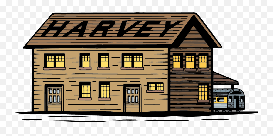 The Harvey House - Horizontal Emoji,House & Garden Emoji
