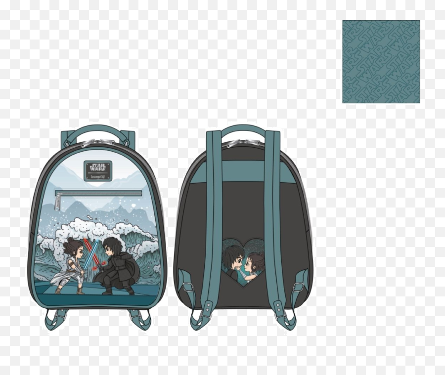 Kylo Ren Rey Mixed Emotions Mini Backpack Emoji,Rey Emotion Star Wars