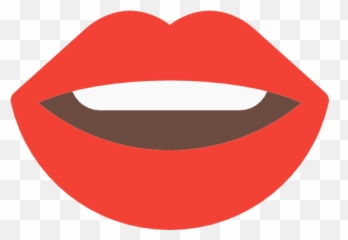Mouth - Girly Emoji,How To Make Red Lips Emoticon For Facebook