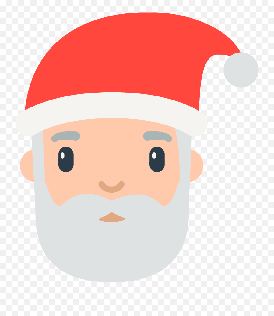 Filefxemoji U1f385svg - Wikimedia Commons Babbo Natale Emoji,Beard Emoji