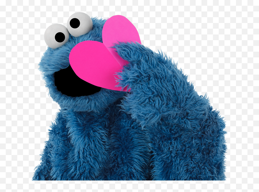 Cookie Monster Sticker - Cookie Monster Valentines Day Emoji,Cookie Monster Emoji