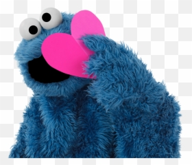 Cookie Monster Sticker - Cookie Monster Valentines Day Emoji,Cookie Monster Emoji