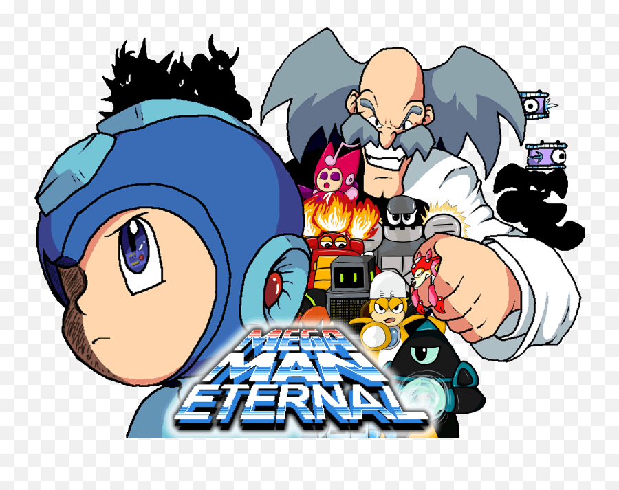 Mega Man Eternal - Mega Man Eternal Art Emoji,Emotion Window Mega Man
