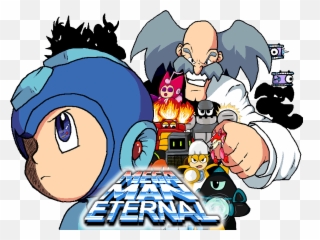Mega Man Eternal - Mega Man Eternal Art Emoji,Emotion Window Mega Man