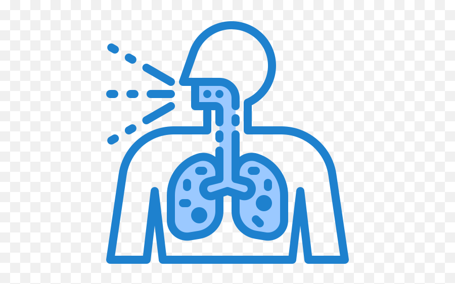 Virus Covid19 Corona Lung Breath - Respiracion Icono Emoji,Emoticons Breath