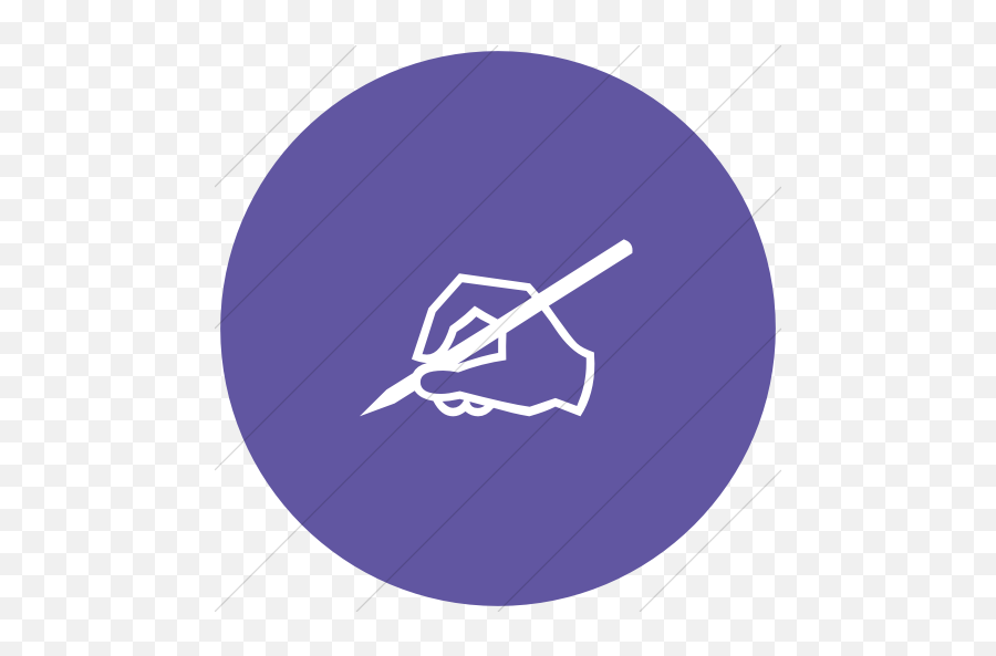 Iconsetc Flat Circle White On Purple Classica Signature Emoji,Email Signature Emoticons
