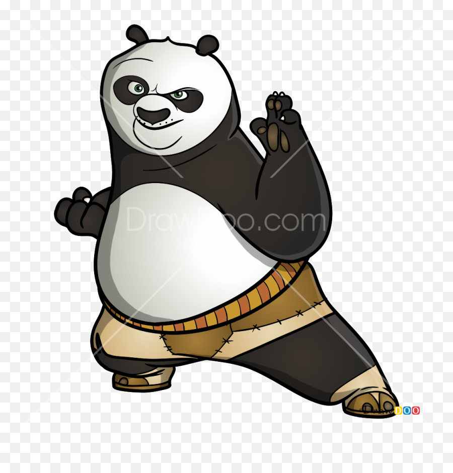 How To Draw Po Kung Fu Panda Emoji,Cartoon Panda Emotions Chart