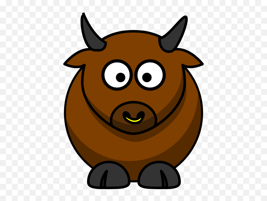 Bull Clip Art At Clkercom - Vector Clip Art Online Royalty Emoji,Bull Emoji Code