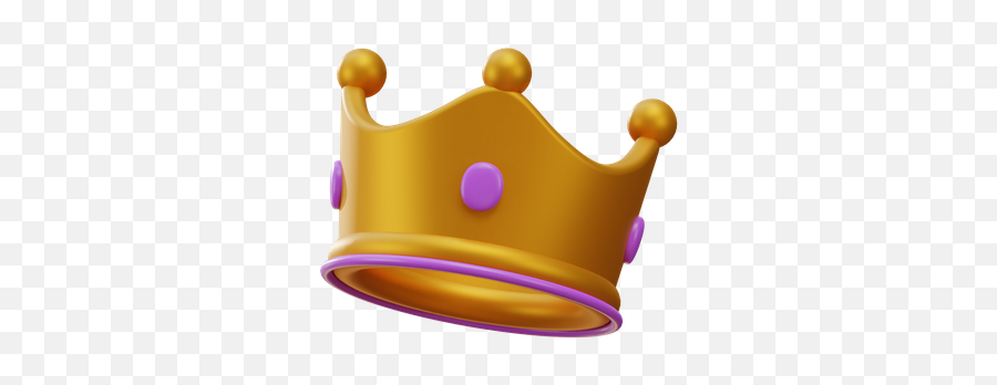 Premium Crown 3d Illustration Download In Png Obj Or Blend Emoji,Chrown Emoji