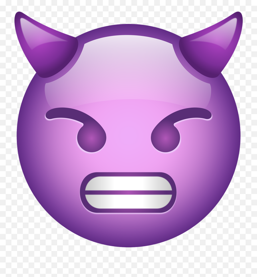 Angry Emoji The Devil - Emoji Demonio Roxo Png,Angry Emoji
