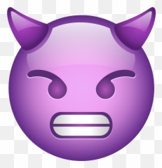 Angry Emoji The Devil - Emoji Demonio Roxo Png,Angry Emoji