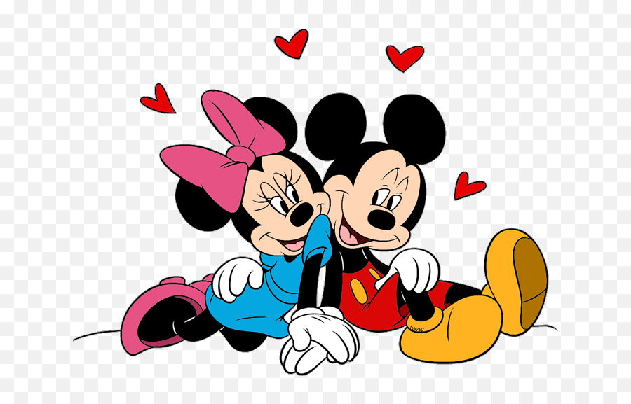 Love Clipart Mickey Love Mickey Transparent Free For - Mickey Mouse Ve Minnie Mouse Emoji,Mickey And Minnie Emoji
