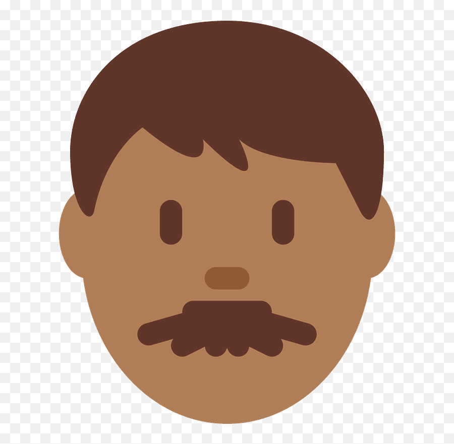 Man Emoji With Medium - Dark Skin Tone Meaning And Pictures Man Medium Skin With A Beard,Man Emojis