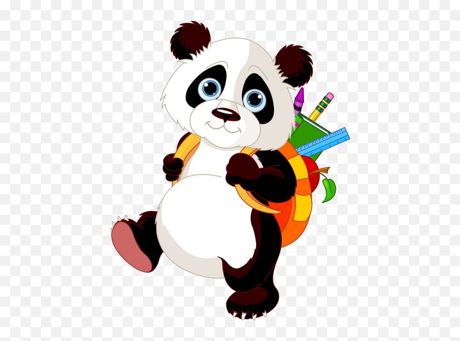 Clipart Panda Endangered Animal - Cute Cartoon Transparent Panda Bear Emoji,Wwf Endangered Emoji