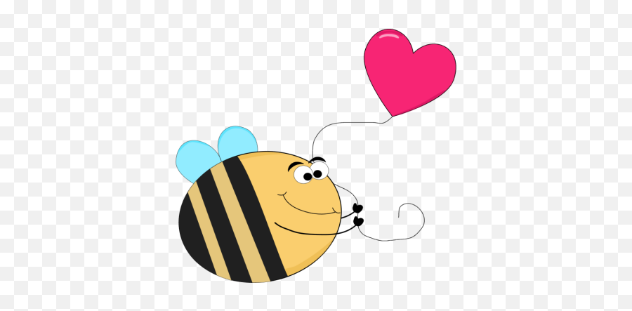 Funny Clipart Bee - Thank You Bee Clipart Full Size Png Bumblebee Heart Clip Art Emoji,Thank You Emoji Png