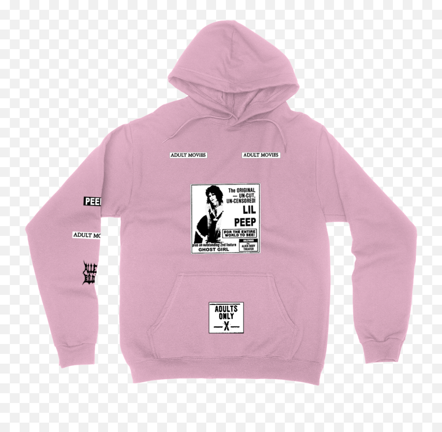 Best New Lil Peep Black Og Skeleton - Lil Peep X Alien Body Pink Emoji,Alien Emoji Sweatshirt