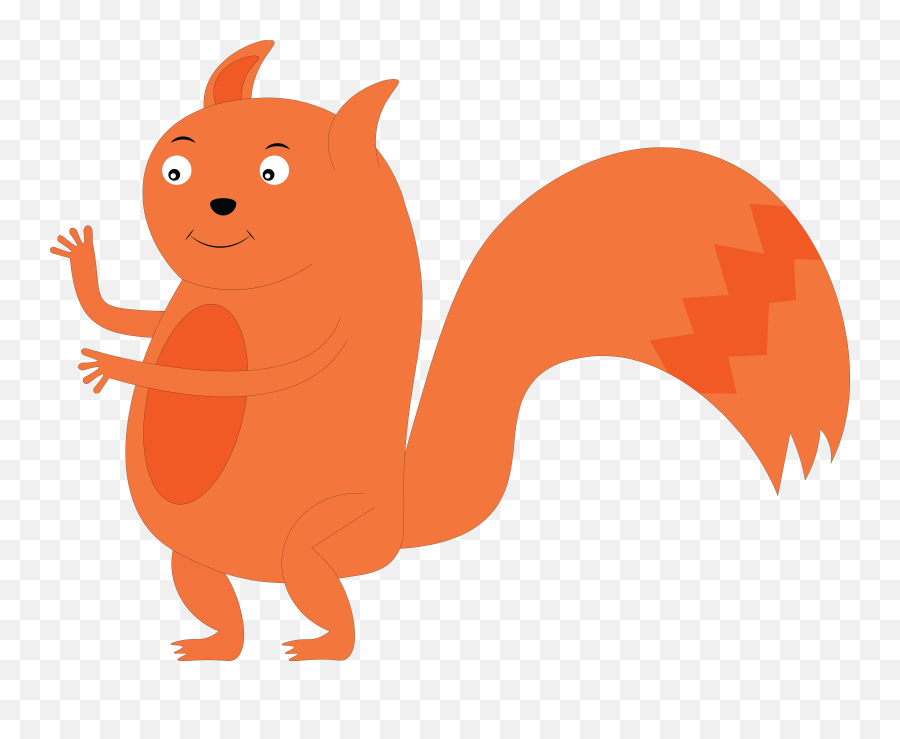 Funny Squirrel Clipart - Animal Figure Emoji,Red Squirrel Emoji