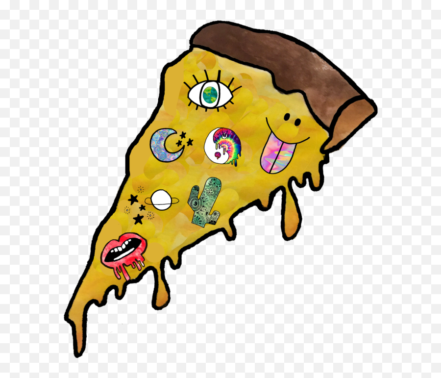 Trippy Pizza - Png Trippy Emoji,Trippy Emoji