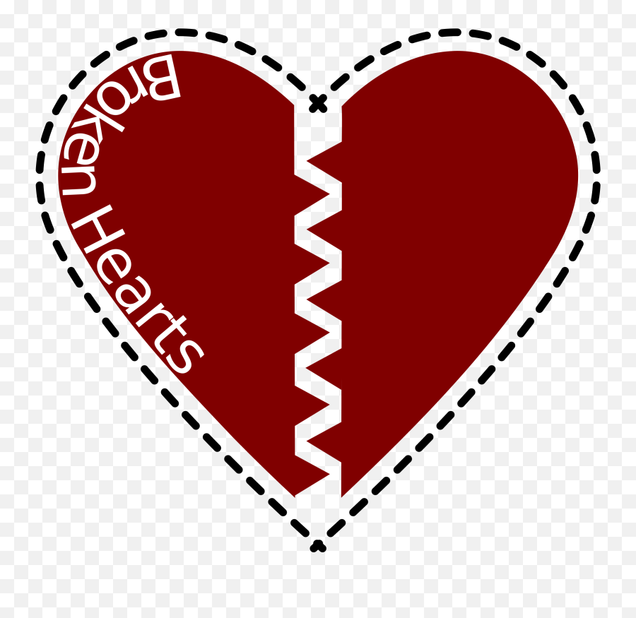 Heartbreak Chain Cliparts - Molde De Corazón Para Imprimir Emoji,Heartbreak Emoji